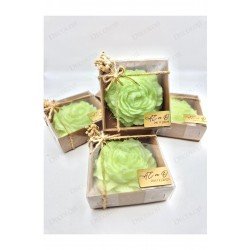 Söz, Nişan, Kına, Düğün, Mevlüt, Sünnet, Nikah Şekeri Hediyelik Hatıra Yeşil Şakayık Mum, 10 Adet