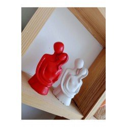 Official 2'li Sarılan Çift Biblo Sevgililer Günü Hediyesi