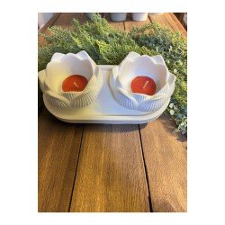 lotus mumluk ikili ve tepsili mumlar dahil