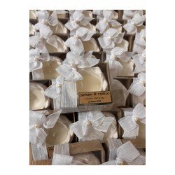 10 lu Lotus Mumlu Düğün Nişan Kına Hediyeliği