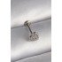 Özel Çelik Renk Zirkon Taşlı Kalp Model Tragus Piercing Fırsat!!!