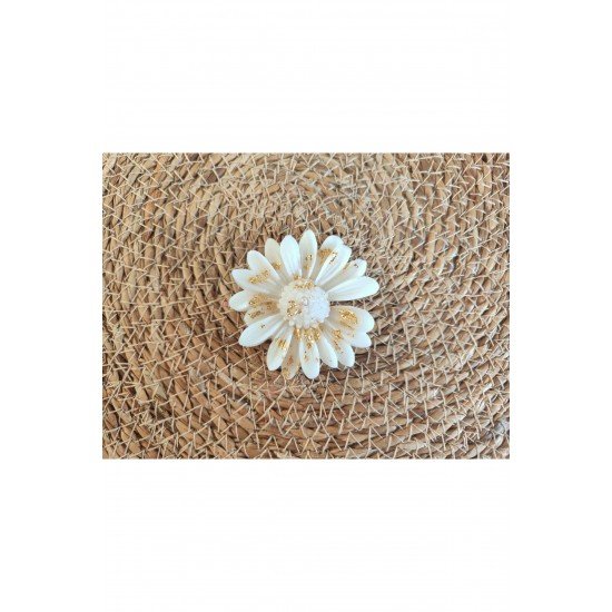 20 adet hediyelik düğün,nikah,nişan,doğum günü,kına,sünnet,söz için altın varaklı papatya mum