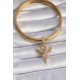 Özel Pirinç Gold Renk Zirkon Taşlı Anka Kuşu Model Ajda Charm Fırsat!!!