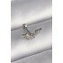 Özel Çelik Renk Zirkon Taş Detay Kanat Model Tragus Piercing Fırsat!!!