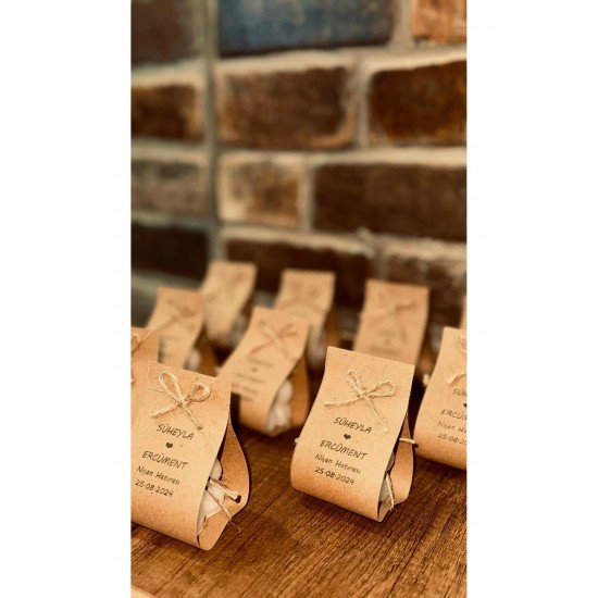 10 Adet Süslemeli Mini Bubble Mum, Nikah Şekeri, Doğum, Sünnet, Düğün Nişan Söz, Kına, Doğum Günü