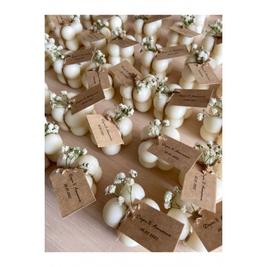 Pinterest Bubble Mum, Söz - Nişan Hediyelik - 20 Adet