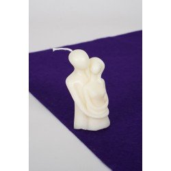 Sevgili Hediyelik Sarılan Çift Mum