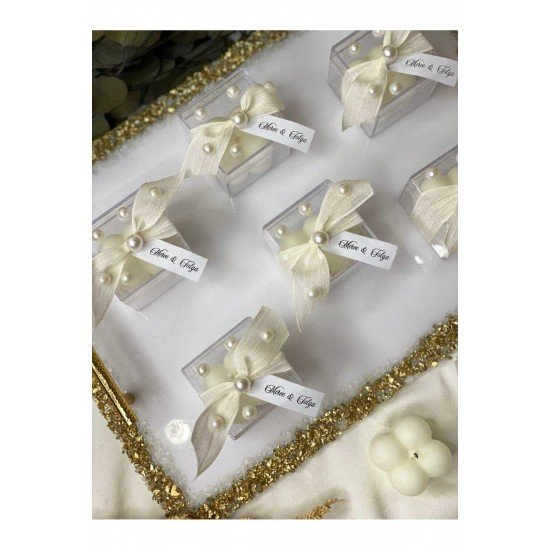 30 Adet Hediyelik Bubble Mum Nikah, Düğün, Nişan, Davet, Özel Gün Hediyeliği