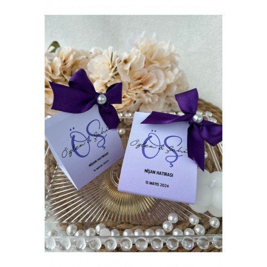 Kartlı Bubble Mum Düğün, Nişan , Söz ,Kına , Mevlüt , Doğum günü , Yılbaşı Hediyelik- 20 adet