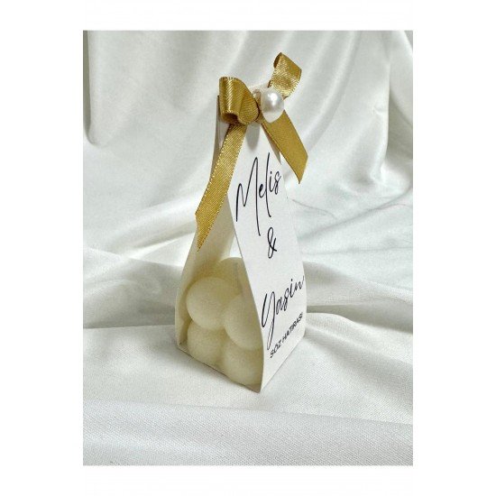 10 Adet Süslemeli Bubble Mum Kız isteme, Söz, Nişan, Kına, Düğün, Doğum Hediyelikleri