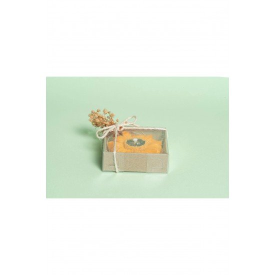 Sim Detaylı Papatya Mum, Düğün Hediyeliği, Nişan Hatırası, Nikah Hediyelik / 10 Adet