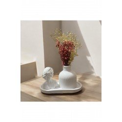 Tombul Vazo, Biblo Ve Sunumluk Seti- Ev Dekorasyon