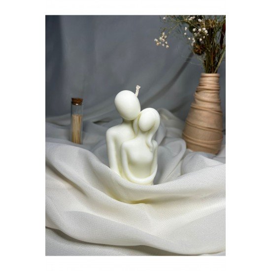 Sarılan Çift Soyawax Mum