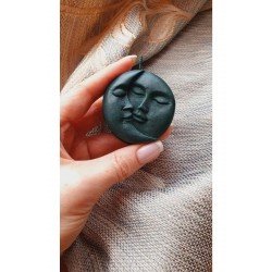 Ay Ve Güneş Model Mum - Siyah