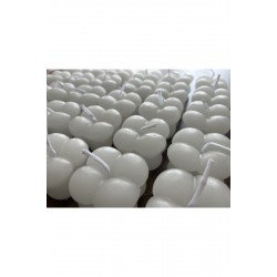 BUBBLE MUM KÜÇÜK 50 ADET BEYAZ VANİLYA KOKULU