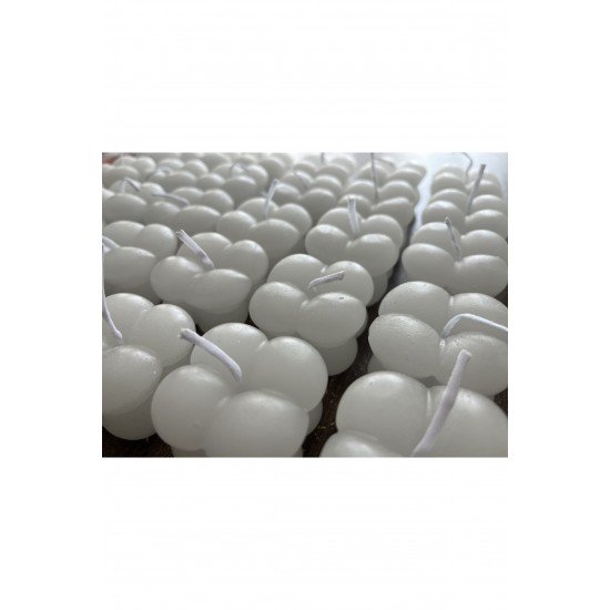 BUBBLE MUM KÜÇÜK 50 ADET BEYAZ VANİLYA KOKULU