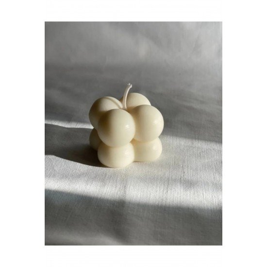 50 Adet Süslemeli Bubble Mum Düğün, Nikah ,kına, Söz, Doğum