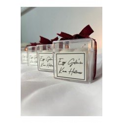 Hediyelik Mumlar Kurdelalı Buble Hediyelik Mum, Nikah Şekeri, Doğum, Sünnet, Düğün Nişan Söz 20 Adet