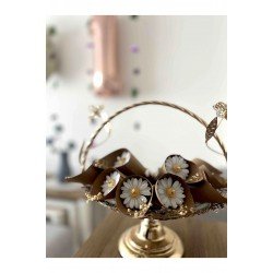 Kişiye Özel Düğün|nişan|söz Hediyelik Papatya Buket - 10 Adet