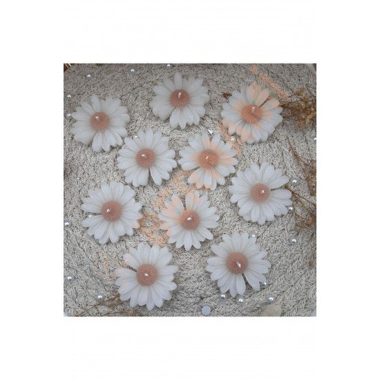 Pinterest Papatya Mum A.Kahve Nişan, Nikah, Doğum Günü, Özel Gün - 10 Adet