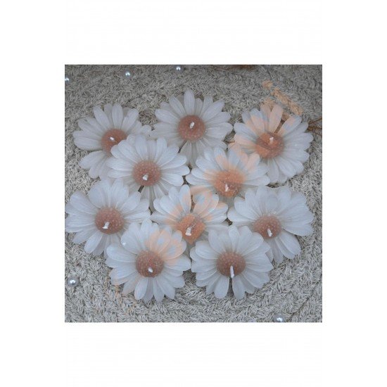 Pinterest Papatya Mum A.Kahve Nişan, Nikah, Doğum Günü, Özel Gün - 10 Adet