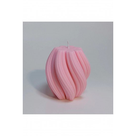 Doğal El Yapımı Mum Zeytin Yağından Üretilmiştir Burgu Model.