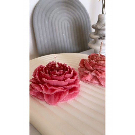 Şakayık Mum | Pembe ( 1 Adet )