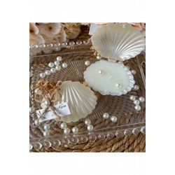 Pinterest Özel Tasarım 25 Adet Süslemeli Istiridye Mum. Düğün, Kına, Nişan, Söz, Nikah Hediyelik