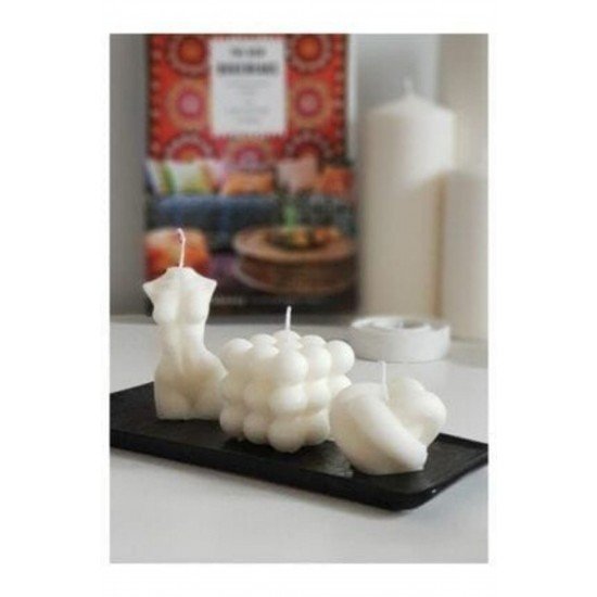 3' Lü Kahverengi Bubble Mum Set