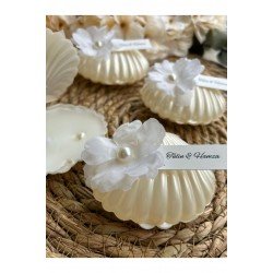 Kutulu Istiridye Mum Düğün, Nişan , Söz ,kına , Mevlüt , Doğum Günü , Yılbaşı Hediyelik- 10 Adet