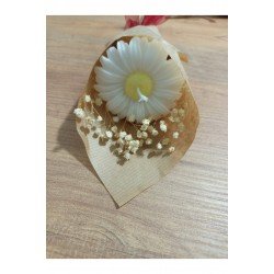 Çiçek Desen Dekoratif Mum Kadınlar Günü, Anneler Günü, Sevgiliye ve Arkadaşa Hediyelik Buket Mum