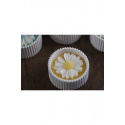 Dekoratif Mum Kapta Papatya Mum Kokulu Mum