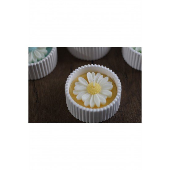 Dekoratif Mum Kapta Papatya Mum Kokulu Mum