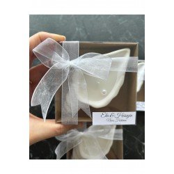 Kutulu Istiridye incili Mum Nişan 50 Adet