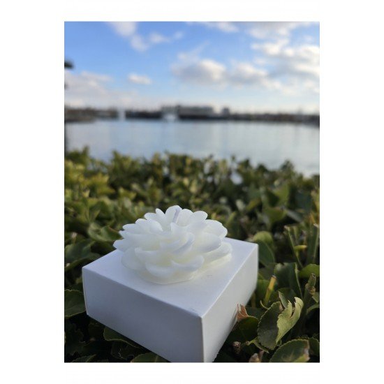 Dekoratif Hediyelik Gül Mum - Düğün - Nikah Şekeri - Doğum - Sünnet - Nişan Söz - Kına - Doğum Günü