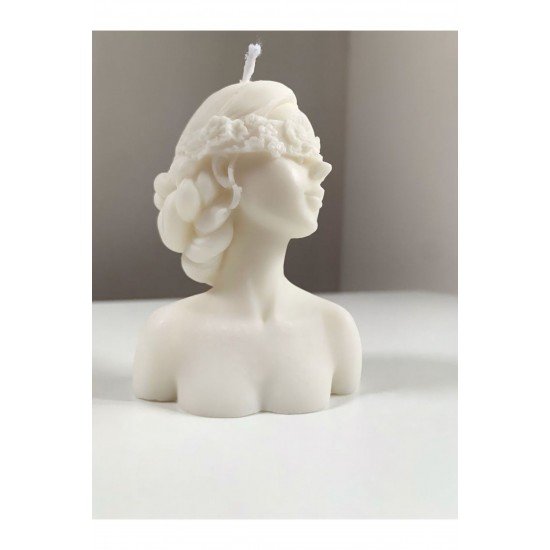 Soya Wax Çiçek Maskeli Kız Mum
