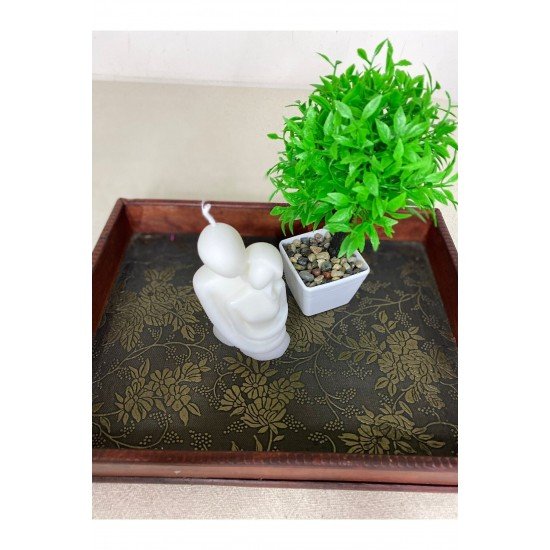 Sarılan Çift Dekoratif Mum