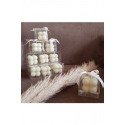 20 Adet Kutulu Bubble Mum Düğün Nişan Nikah Söz Hediyeliği