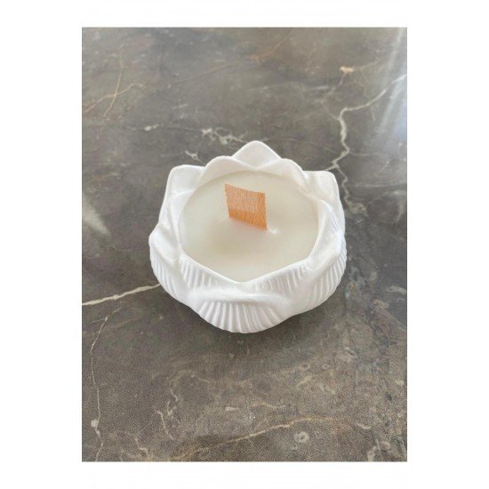 Dekoratif Obje ve Biblo 5 Parça Özel Tasarım Lotus Mumluk Sarılan Çift Ve Vazo Aksesuar Seti