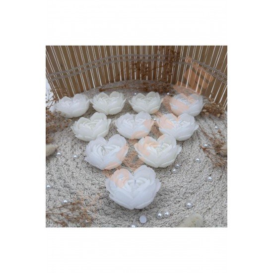 Kalp Mum Sade Nişan, Nikah, Doğum Günü, Özel Gün - 10 Adet