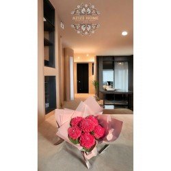 Bernamiofficial 6'lı Vişne Şakayık Buket Mum (SANDAL, LAVANTA, GÜL, NAR, ÇİKOLATA) Kokulu Mum Buket