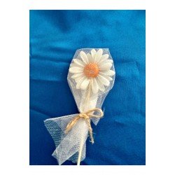 Papatya Mum Kokulu Mum Düğün Nişan Hediyelik Konsept Mum