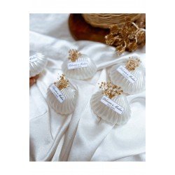 Pinterest Özel Tasarım 25 Adet Süslemeli Istiridye Mum. Düğün, Kına, Nişan, Söz, Nikah Hediyelik