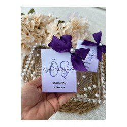 Kartlı Bubble Mum Düğün, Nişan , Söz ,Kına , Mevlüt , Doğum günü , Yılbaşı Hediyelik- 20 adet