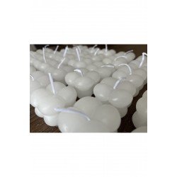 BUBBLE MUM KÜÇÜK 50 ADET BEYAZ VANİLYA KOKULU