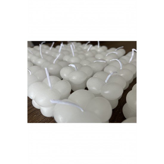 BUBBLE MUM KÜÇÜK 50 ADET BEYAZ VANİLYA KOKULU