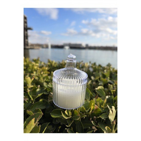 Dekoratif Hediyelik Kapaklı Mum - Düğün - Nikah Şekeri - Doğum - Sünnet - Nişan Söz - Kına - Doğum