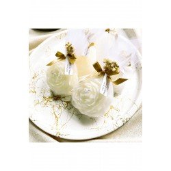 8 Adet Tül İçerisinde Şakayık Mum, Nikah Şekeri, Doğum, Sünnet, Düğün Nişan Söz, Kına, Doğum Günü