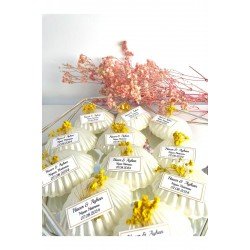 Pinterest Özel tasarım 20 adet süslemeli istiridye mum. Düğün, kına, nişan, söz, nikah hediyelik