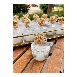 8 Adet Süslemeli Mika Mum, Düğün, Kına, Nişan, Söz, Doğum Günü